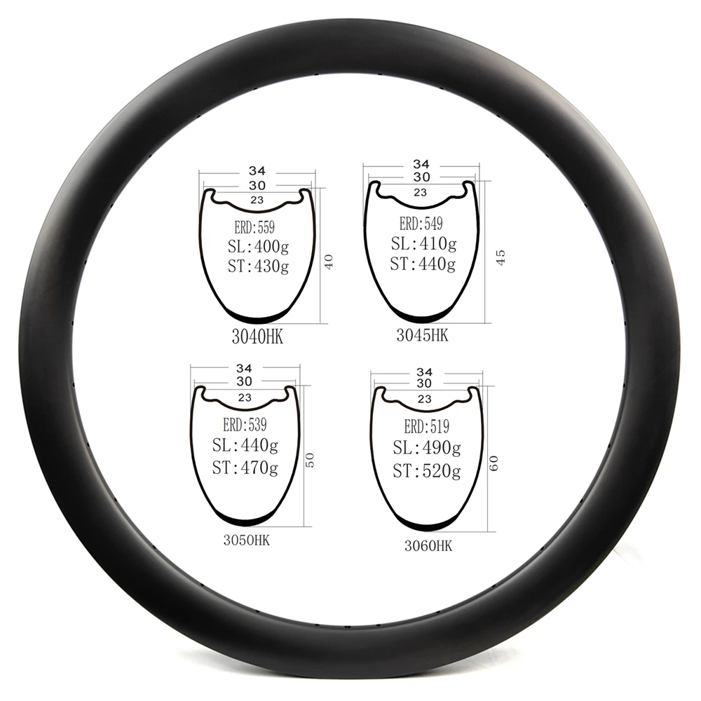 

BIKEDOC RDF30W Новый процесс, толстый обод, дорожный обод из углеродного волокна, ширина обода 30 мм, глубина 40/45/50/60 мм, велосипедные колеса, велосипедные диски