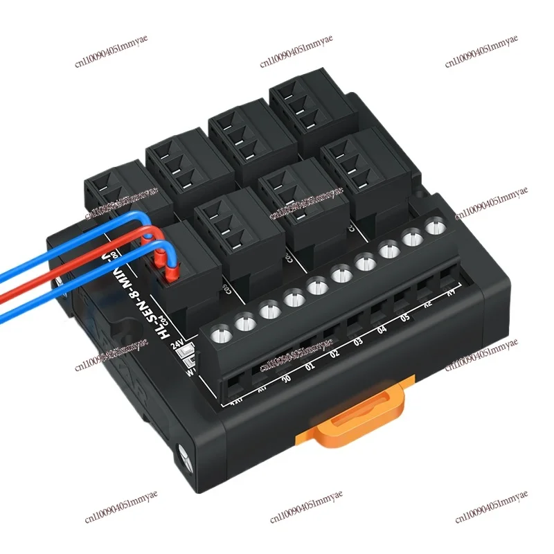 

PLC Sensor Terminal Block 2-wire 3-wire 8-position Input Adapter Module Signal Terminal, Replacing T081