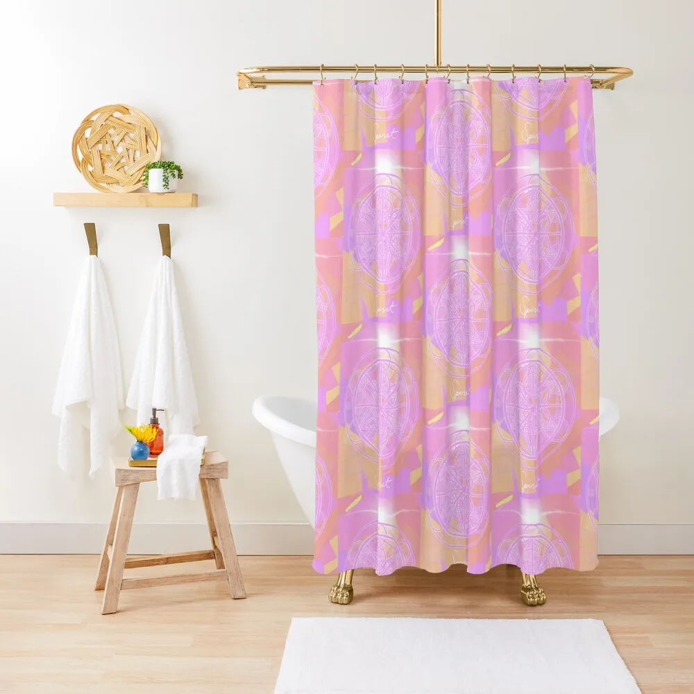 

Spirit Shower Curtain Bathroom Fabric Set For Bathroom Waterproof Fabric Shower Modern Accessory Bathrooms Curtain