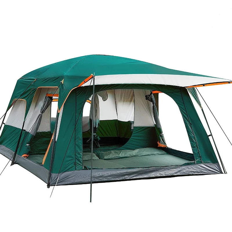 

Extra Large Tent 12 Person,Family Cabin Tents,Waterproof,Double Layer,Big Tent for Outdoor,Picnic,Camping,Family