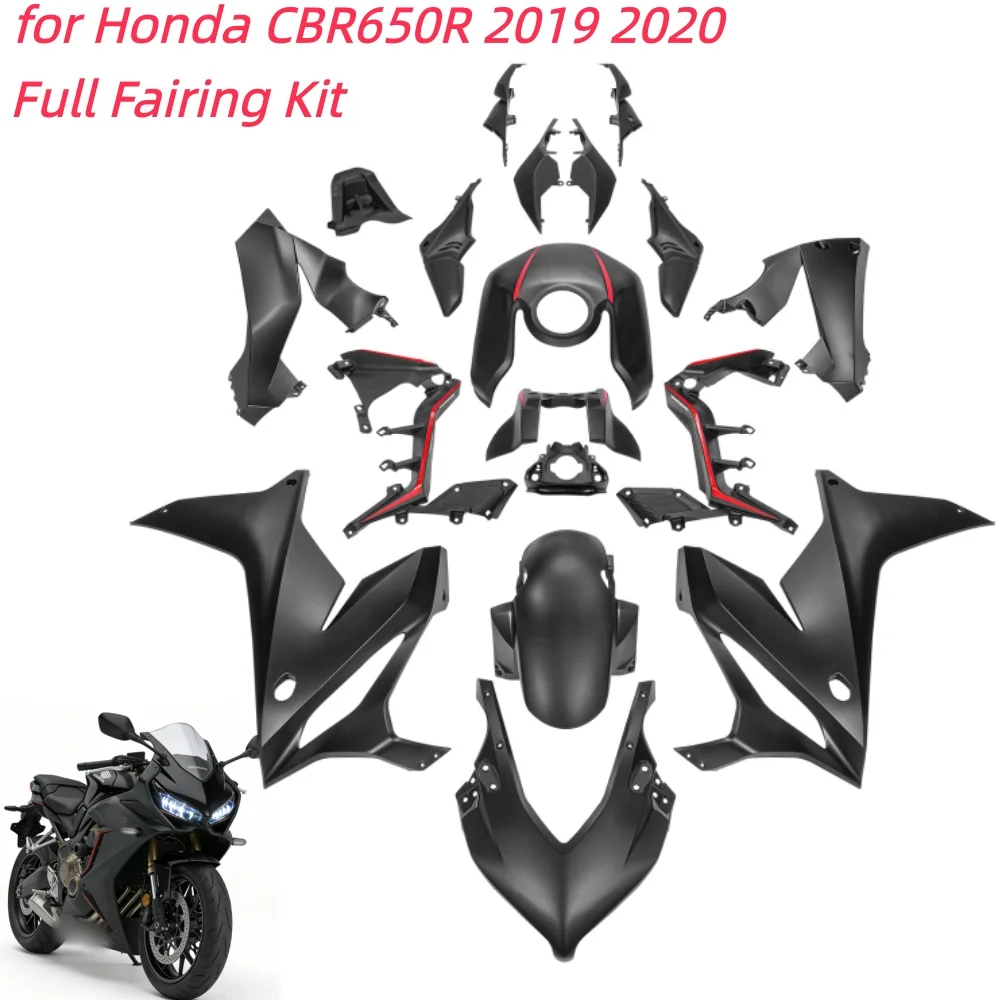 

For Honda CBR650R Full Fairing Kit Cover Motorcycle Bodywork Side Fairings Cowl for CBR 650R 2019 2020 ABS Plastic Accessories
