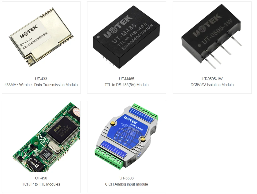 TTL to RS-485 3.3V Embedded Module With Surge Protection Isolation UOTEK UT-M3485 Customization