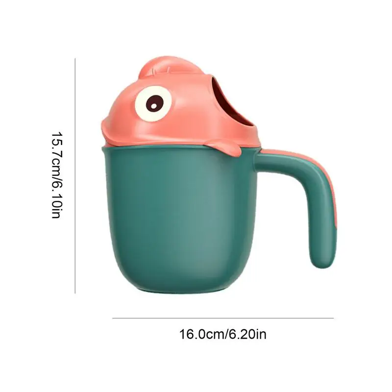 Cute Creative Clownfish Shamtoolpoo Cup Shampoo Rinse Cup Washing Baby Hair Rinse Cup Rinser Shower Sprinkler Spoon Bathroom Cup