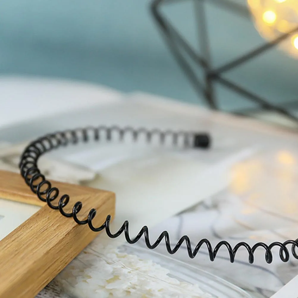 ที่คาดผมแบบเกลียวกันลื่น 3 ชิ้น สำหรับทุกเพศ ทำจากลวดเหล็ก ทนทาน เหมาะสำหรับเล่นกีฬา รูปทรงคลื่น มองไม่เห็น สำหรับผมยาว ผู้ชาย