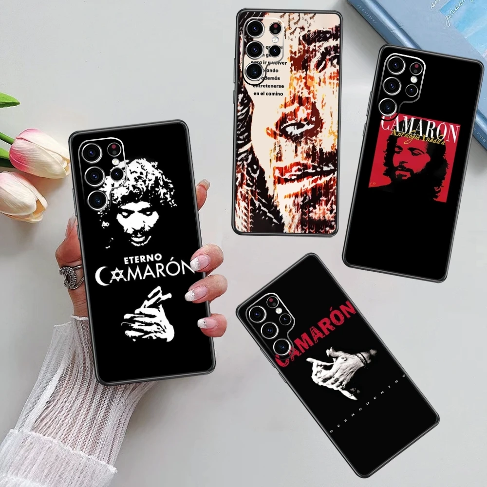 

Camaron d-De-La-Isla Phone Case For Samsung Galaxy S24 S23 S22 S21 S20 Plus Ultra Note20 Soft Black Phone Cover