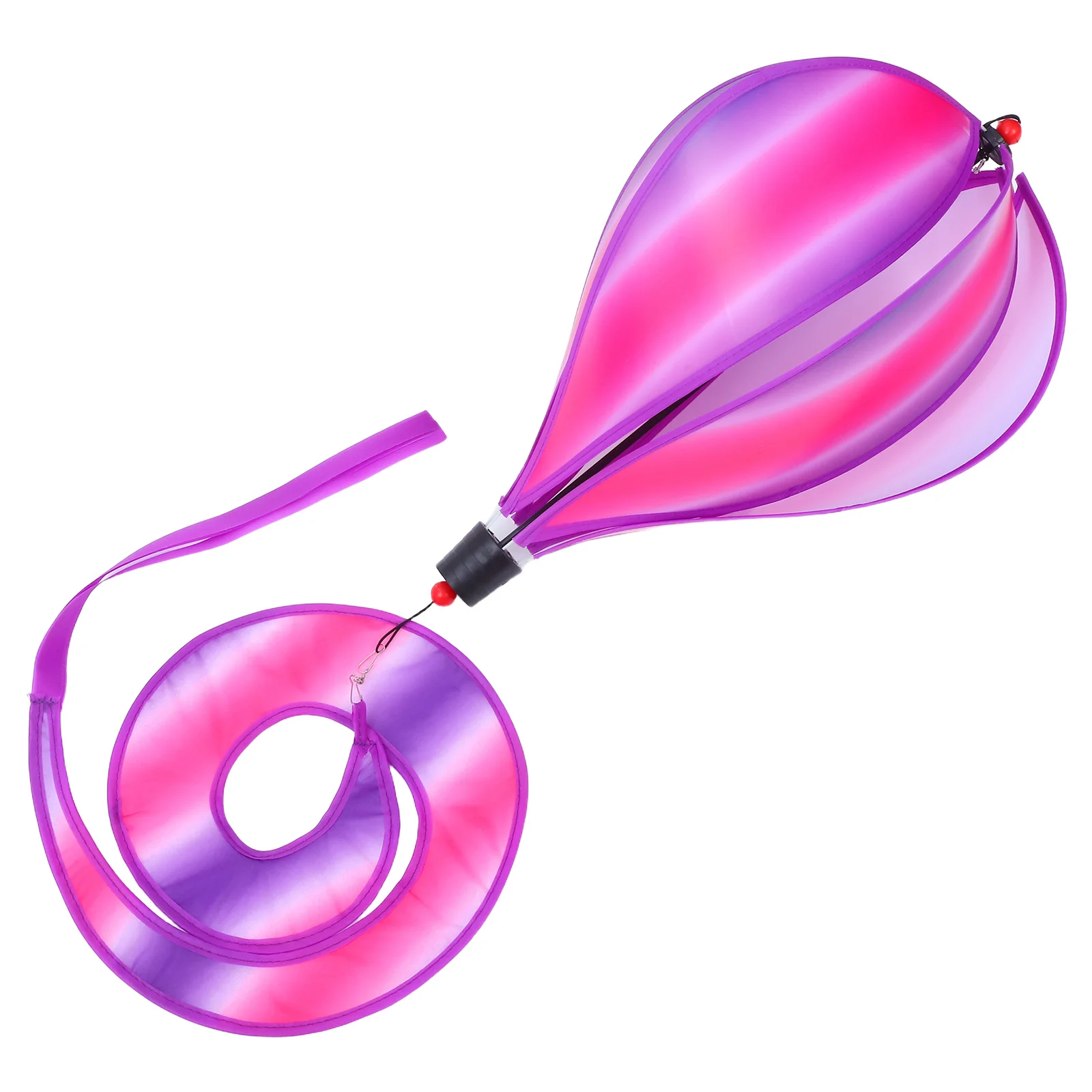 

Spiral Balloon Windmill Decors Rainbow Windsock Hanging Ornament for Outdoor Garden Kindergarten Party Supply Colorful