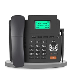 4G WIFI Wireless Fixed Phone GSM SIM Card Desktop Telephone With LCD Display Handsfree Call Recording for Office Home