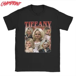 Tiffanys Chucky T-Shirt Men Funny Pure Cotton Tees Round Neck Short Sleeve T Shirt Plus Size Clothing