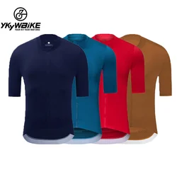 Cycling Jersey Men Women Breathable Mountain Bike Clothing Quick Dry Race Bicycle Shirt Italy MITI Hem Road Cycling Top