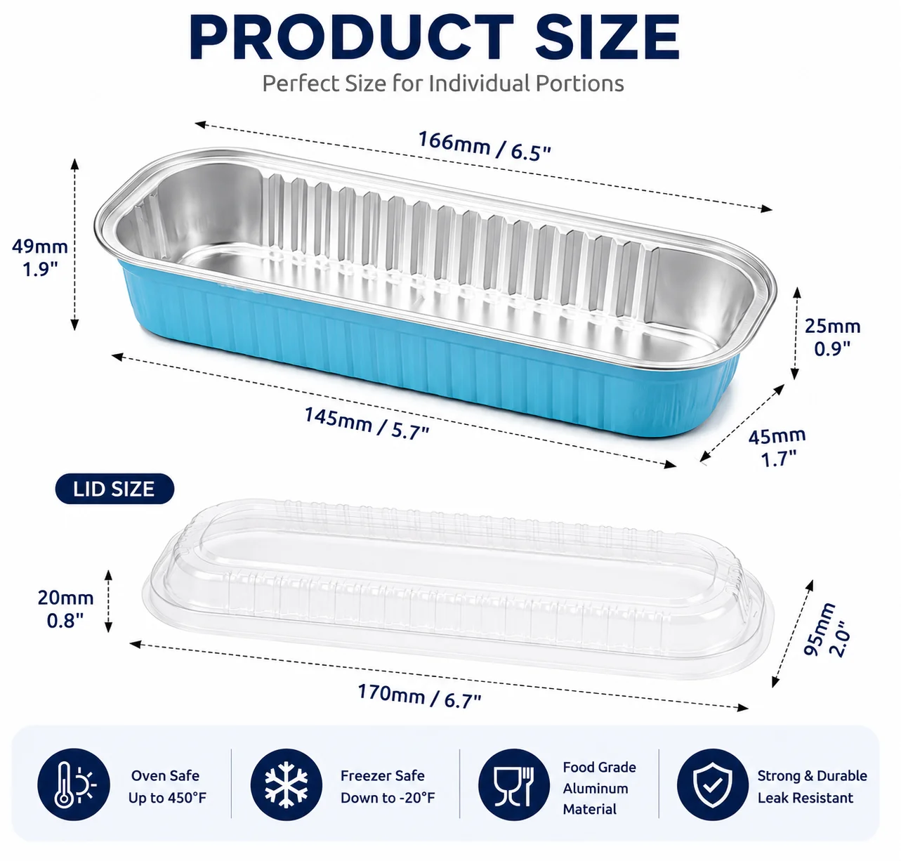 30 Paket Loyang Roti Aluminium - Meal Prep Oven Safe Containers ulasan dan harga