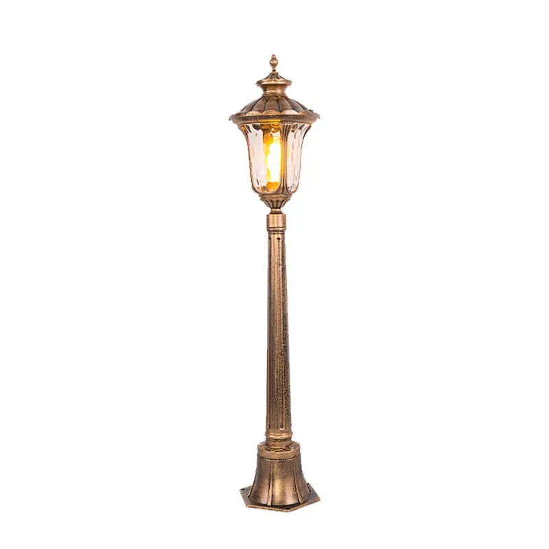 

Led Waterproof Outdoor Villa Courtyard Garden Die-Casting Aluminum Glass Lampshade Lawn Light