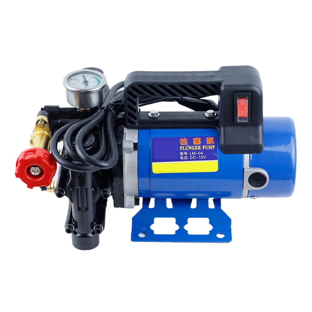 Agricultural Electric High Pressure Pump Spraying Watering Car Wash Irrigation Double Cylinder Piston 12V/24V/48V/60V/220V