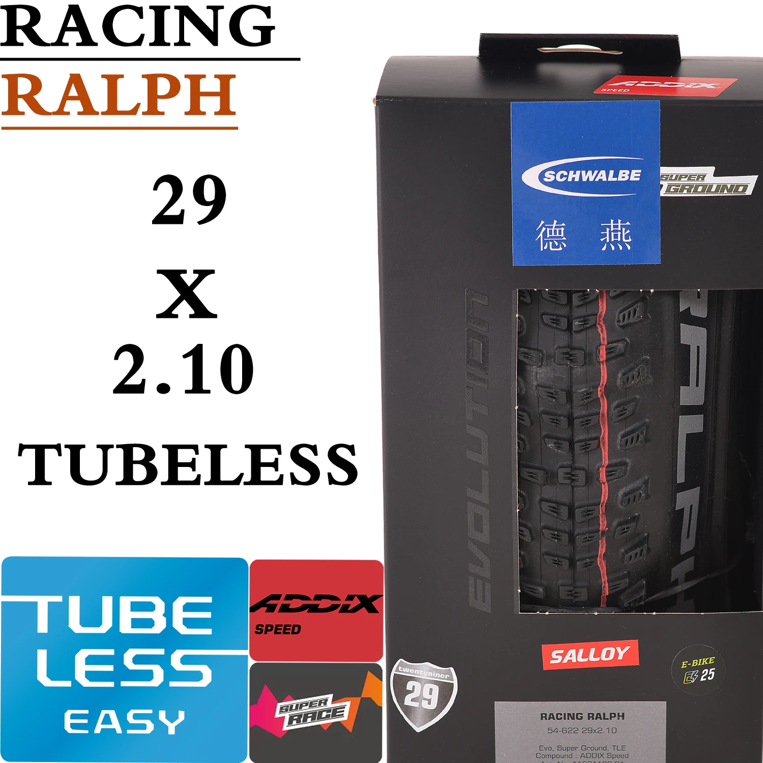 SCHWALBE RACING RAY RALPH 27.5x2.25 29x 2.10 2.25 2.35 MTB Bicycle