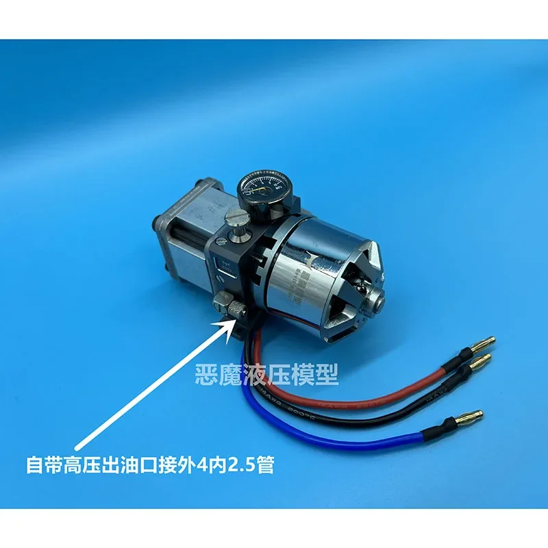 Model Hydraulic Excavator Oil Pump Italy 5055 Oil Pump with Pressure Gauge Voltage Regulation Dump Truck