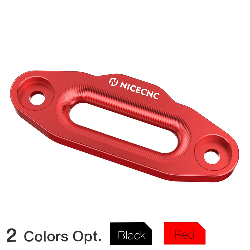 

NICECNC For Yamaha Raptor 700 700R Front Rear Hawse Fairlead Winch Rope For 7/8" INCH 124 MM Mount Bolt Centers ATV Accessories