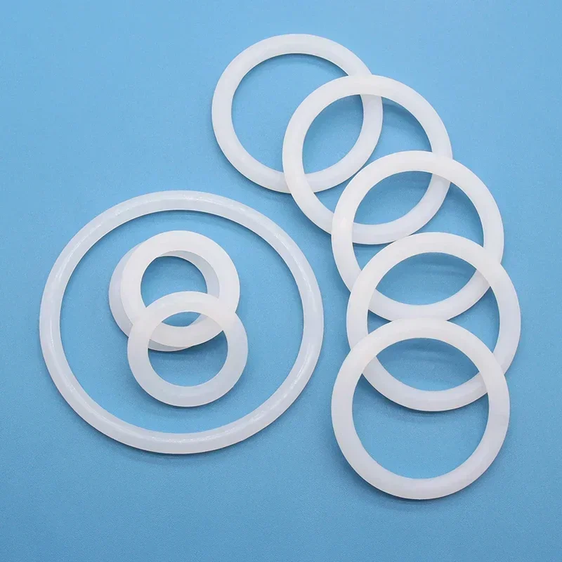 5/10pcs VMQ White Silicone O Ring CS 5mm OD 15mm ~ 155mm Food Grade Silicon Sealing Washer Waterproof Insulated Gasket Rings - Image 6
