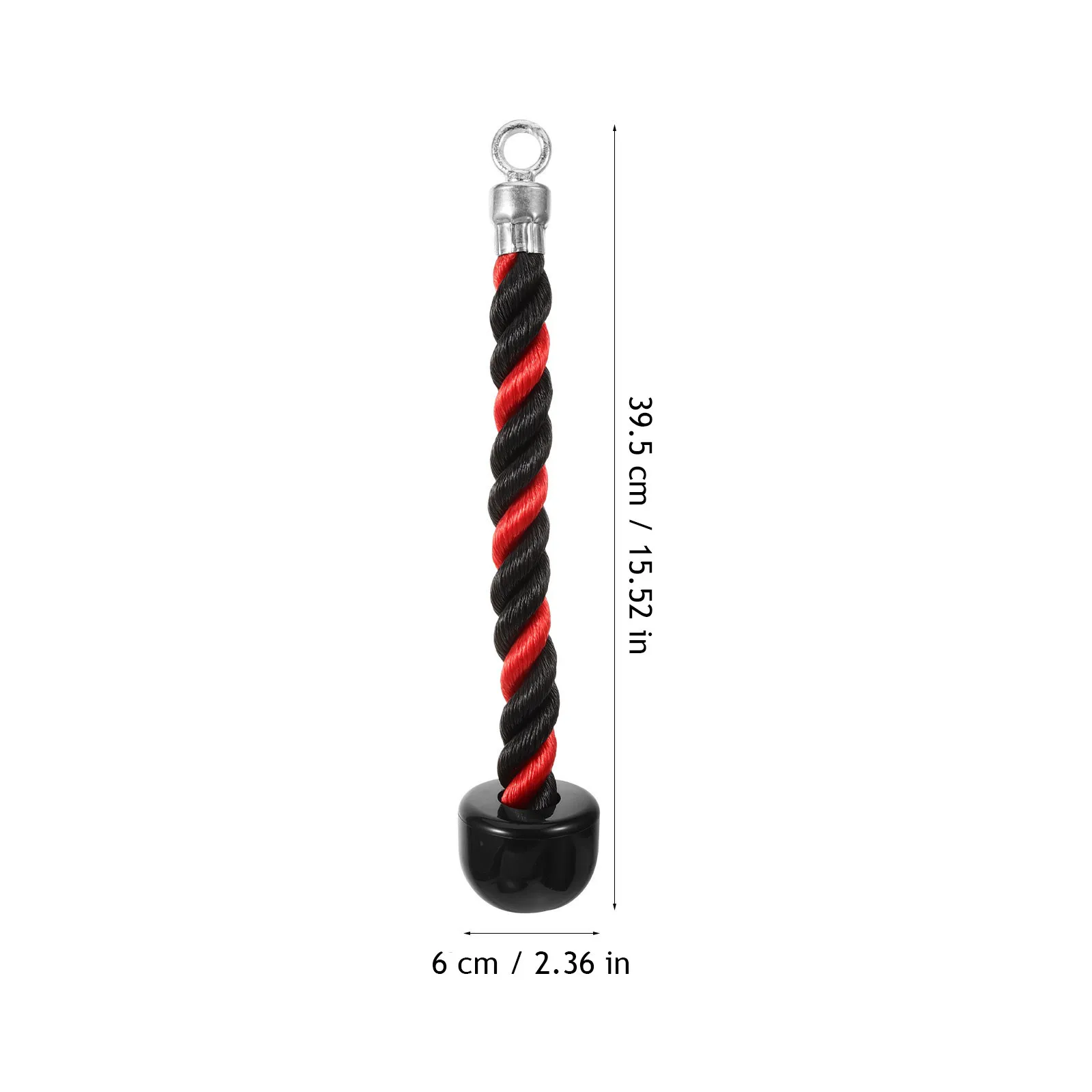 Heavy Duty Braided Nylon Tricep Rope Cable Attachment for Gym Pull Down Face Pulls Overhead Triceps Rope Hammer Curls Biceps