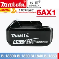 100% Genuine Makita 9Ah/6Ah//5Ah 3Ah Makita 18V Battery BL1830B BL1850B BL1850 BL1840 BL1860 BL1815 Replacement Lithium Battery