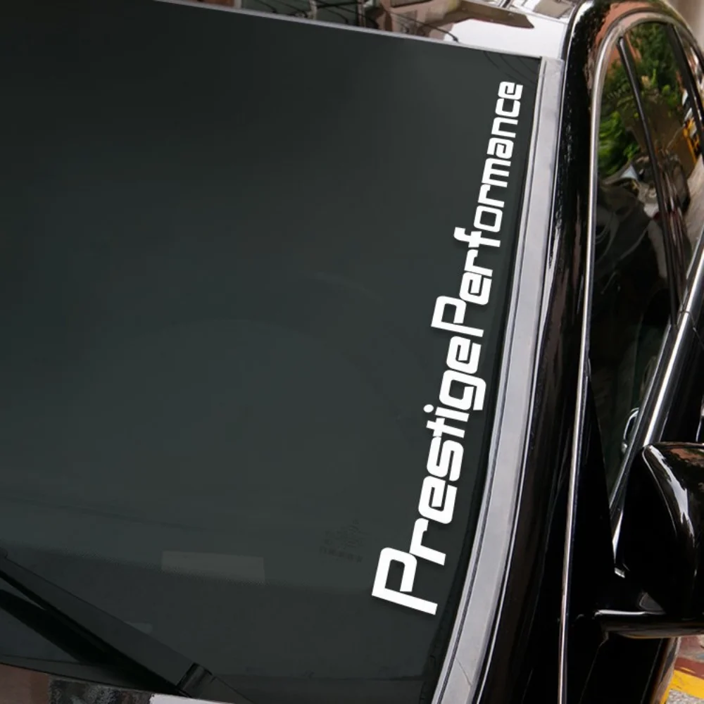 Universal Car Front Windshield Sticker Prestige Performance Styling Vinyl Film PVC Decal Body Decoration Auto Tuning Accessories