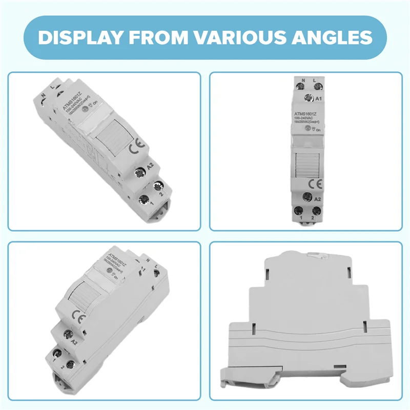 

【Flash Sale】1 Piece Tuya Smart Life Zigbee Circuit Breaker Din Rail 1P Single Pole Dry Contact Timer White