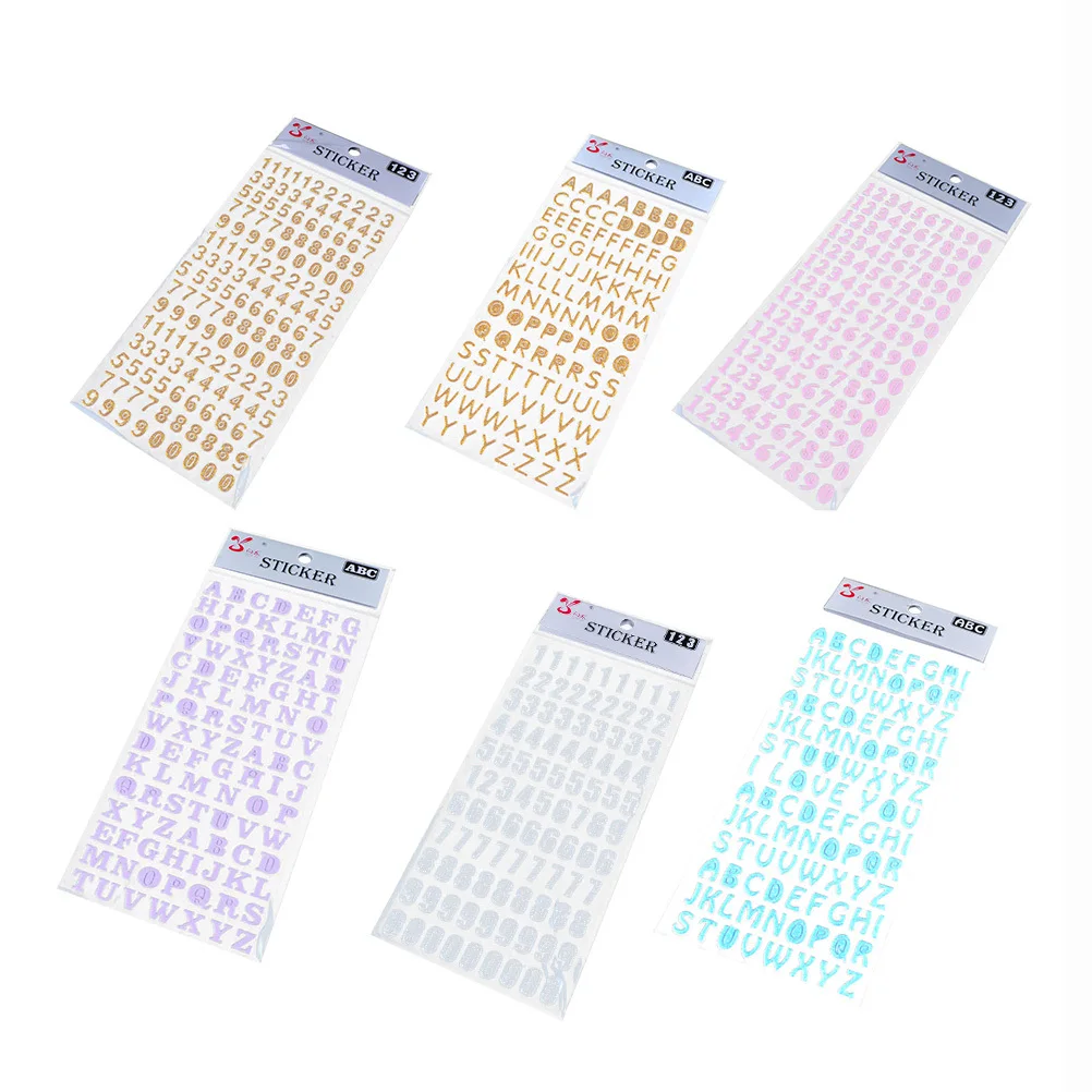 6 قطعة ملصقات الأبجدية الرغوية الملونة Diy بها بنفسك رسالة الحرفية ديكور لتعلم المشاريع المدرسية المنزلية ذاتية اللصق صديقة للبيئة #2
