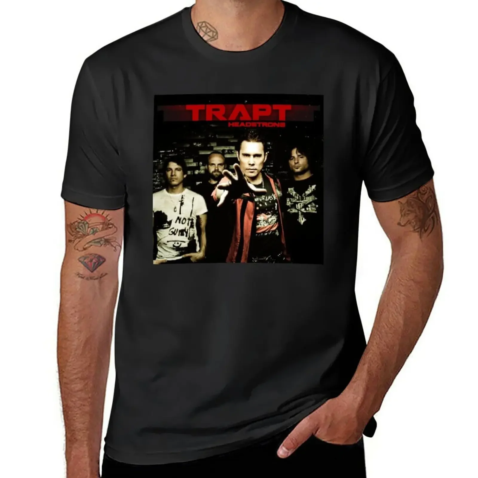 Trapt Band MusicTour T-Shirt quick drying Aesthetic clothing summer tops T-shirt men