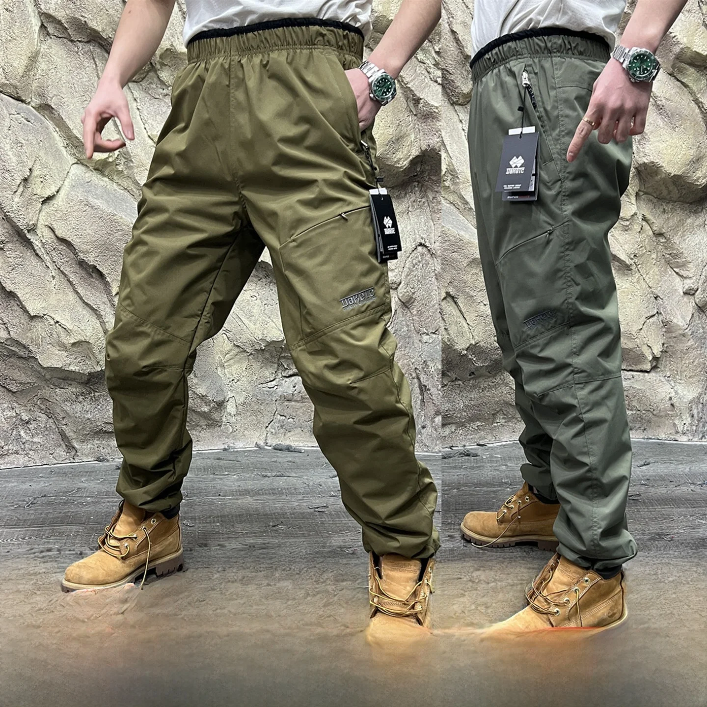 

Зимние водонепроницаемые прямые брюки с подкладкой Thiened Fce, мужские повседневные брюки, ветрозащитные уличные брюки с внутренней подкладкой