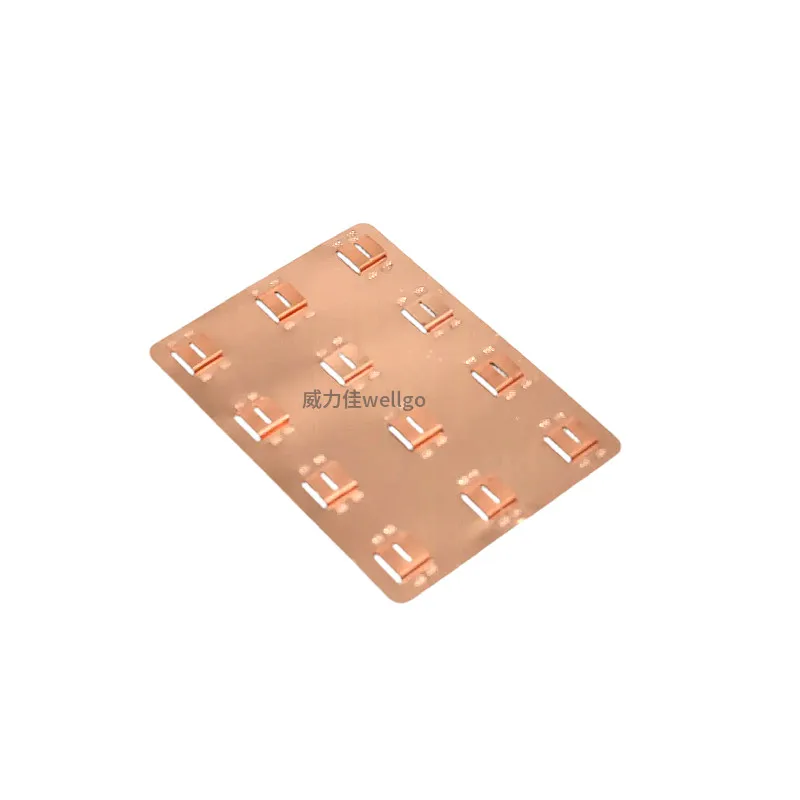 Power Battery Connector Starting Power Supply 21700 Copper-nickel Busbar 3 * 4 New Energy Lithium Battery Parts
