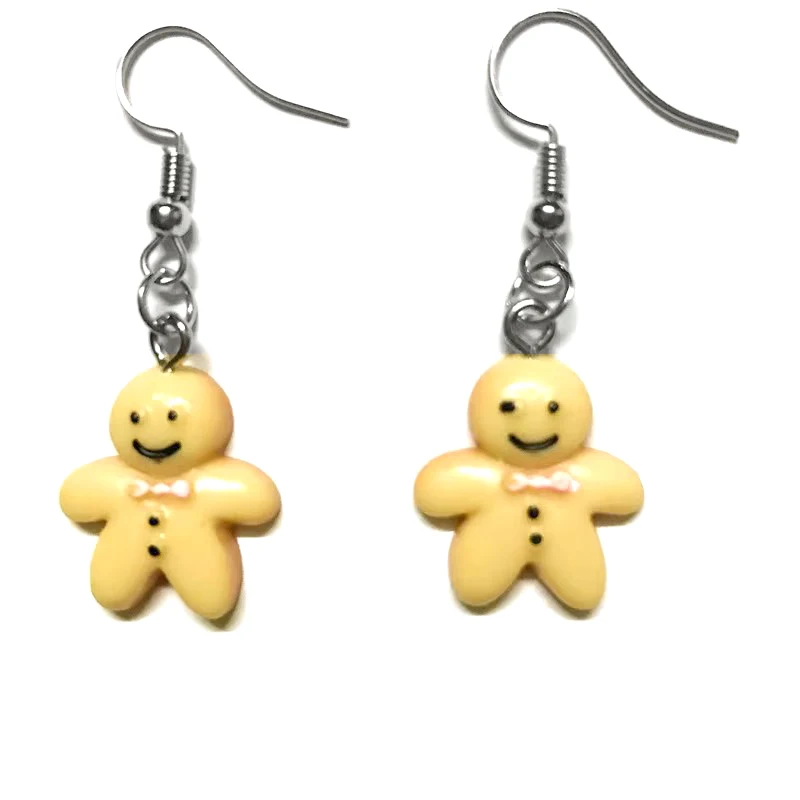 Fashion Mini Resin, Kawasaki Food Gingerbread Earrings, Suitable For Jewelry Production Bracelet Necklace Accessories