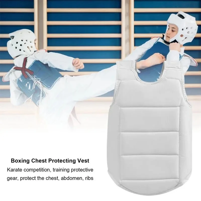 Body Protector Vest for Taekwondo Karate Boxing Protection Equipment Chest Guard Training Punching Target Pads Thicken Foam