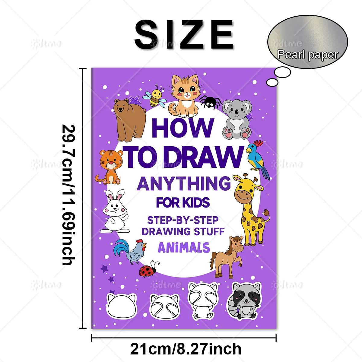 How to Draw Animals: Step-by-Step Drawing & Coloring Book for Beginners DIY Painting Drawing Art Activity Book Perfect Gift