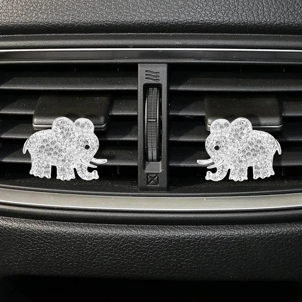 

1 set 1 Set Of Rhinestone Car Air Freshener Clips Perfume Vent Diffuser Aromatherapy Decor For Car Office Bathroom Wardrobe