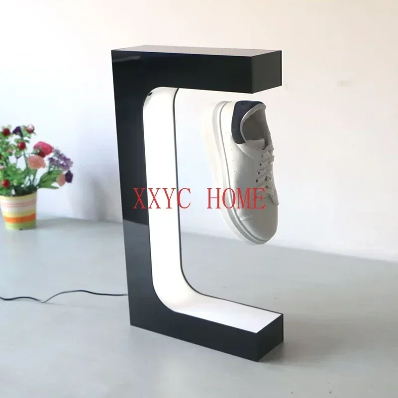 Decor Shoes Sneaker Display Stand New Magnetic 360 Rotation Display Stand Levitation Floating Shoes  Stand Home