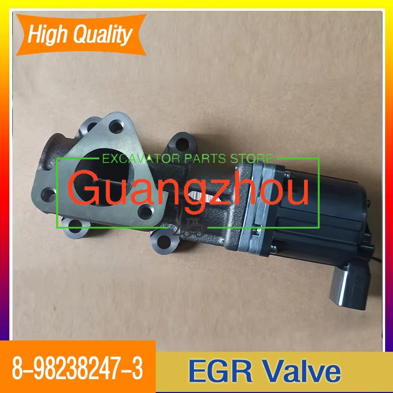 

Excavator Engine Parts for 4HK1 6HK1 Engine Parts 8-98238247-3 8982382473 Higher Quality Original EGR Valve Exhaust Gas