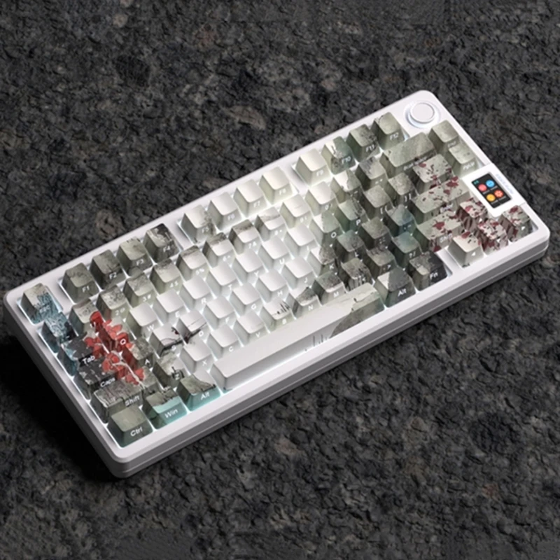 Druk atramentowy Podświetlenie Nasadki klawiszy Boczne grawerowanie dla 61/64/68/75/84/87/96/98/104/108 Przełączniki klawiatur