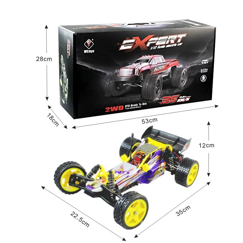 L959-a 2.4g Remote Control Off-road High-speed Vehicle 1:12 Electric Two Wheel Drive Remote Control Drift Racing Model Toy