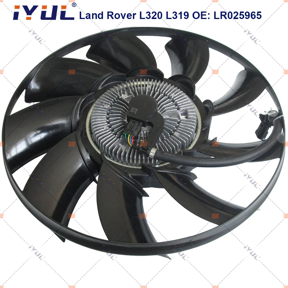 Clutch Fans Assembly Cooling Fan Water Tank Cooling Fan Suitable For Land Rover L319 L320 OEM LR025965