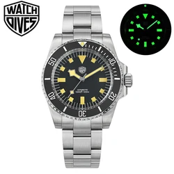 Watchdives WD1969 41mm Men Watch Retro Snowflake Sub NH35 Mechanical Domed Sapphire Crystal Luminous Watches Waterproof 300m