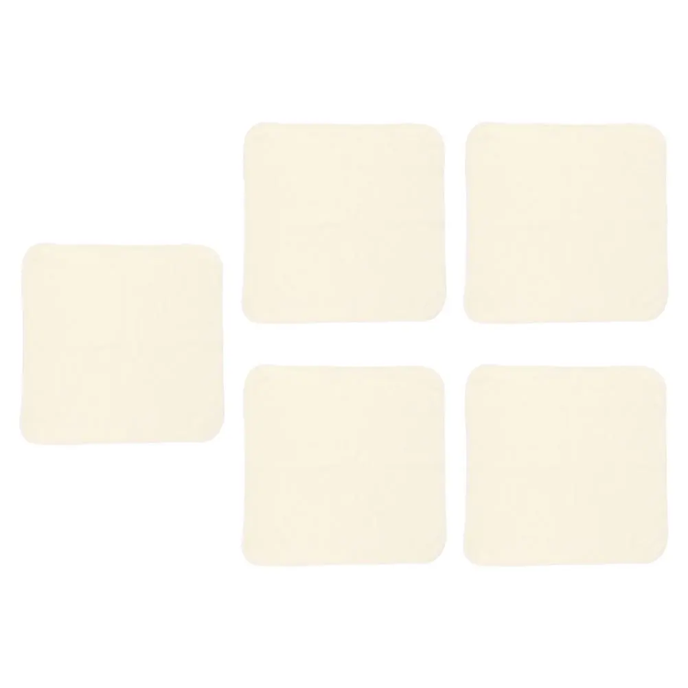 5 قطعة مناشف لعاب الأطفال الوليد الوجه مسح منشفة التمريض الرضع طفل قابلة لإعادة الاستخدام لينة دائم قابل للغسل مناديل لعاب ل