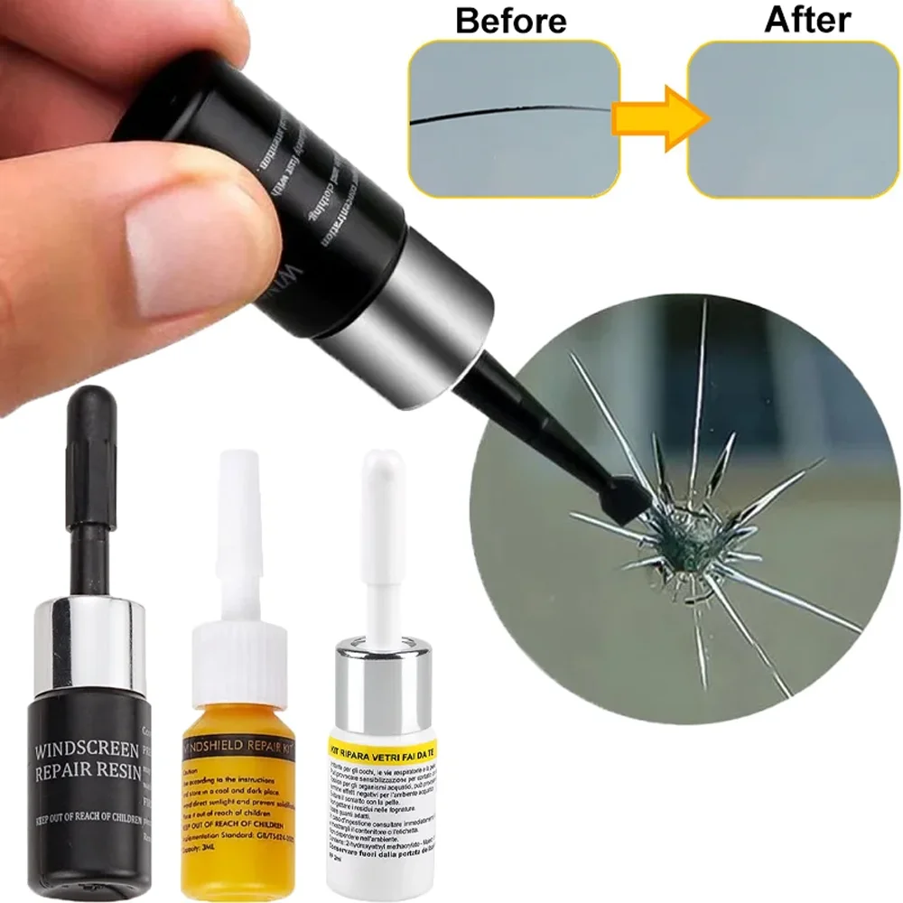 Car Windshield Cracked Repair Tool New Popular Upgrade Cars Glass Repaired Fluid Glue DIY Window Scratch Crack Auto Accessories