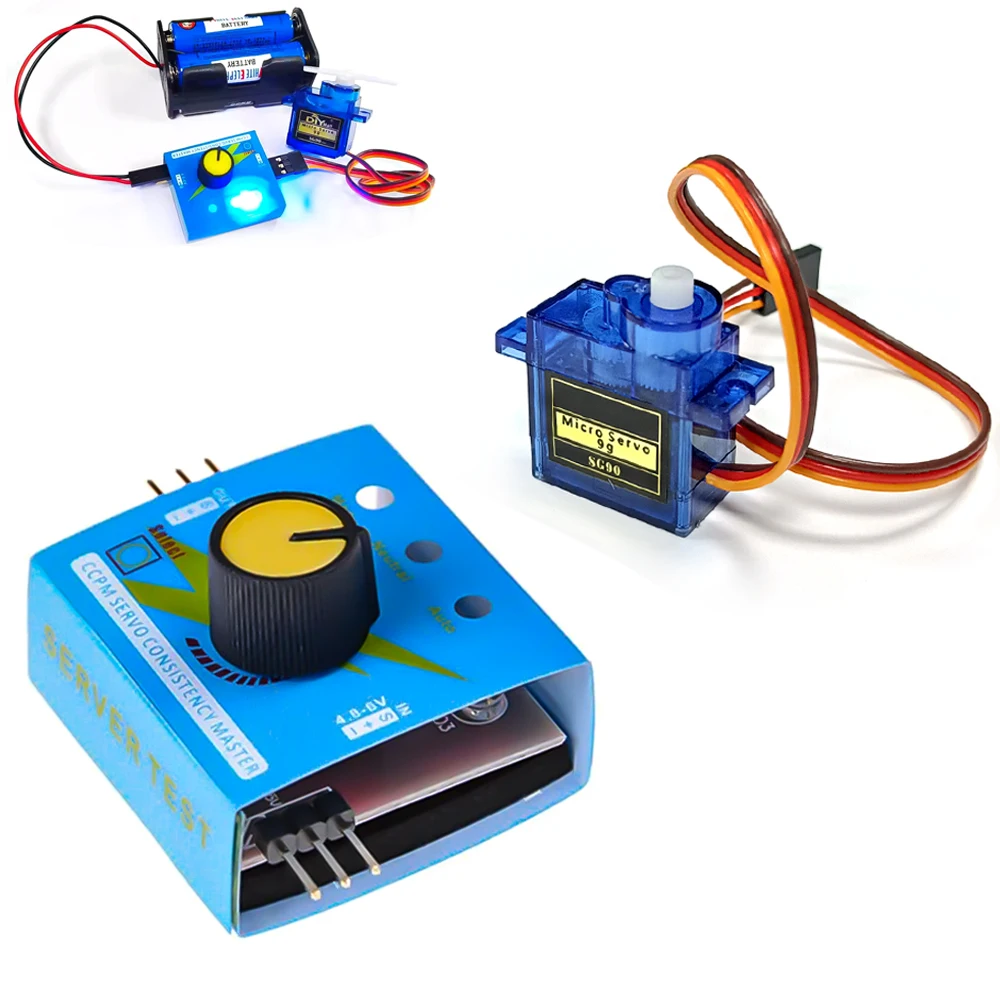Multi Servo Tester 3CH ESC Consistency Speed Controler Power Channels CCPM Meter For Rc Drone Car Boat Airplane Models