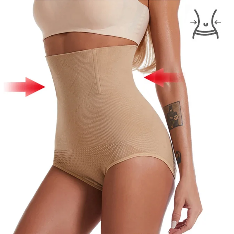 Seamless Women Shapers Panties High Waist Slimming Sheath Tummy Control Knickers Pants Briefs Body Shapewear Corset Underwear