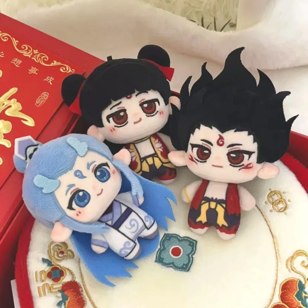 Nezha: الشيطان الطفل يزعج البحر آو بينج ونيزها ألعاب من نسيج مخملي Kawaii الكرتون أفخم دمية هدية الكريسماس للبنين والبنات #1