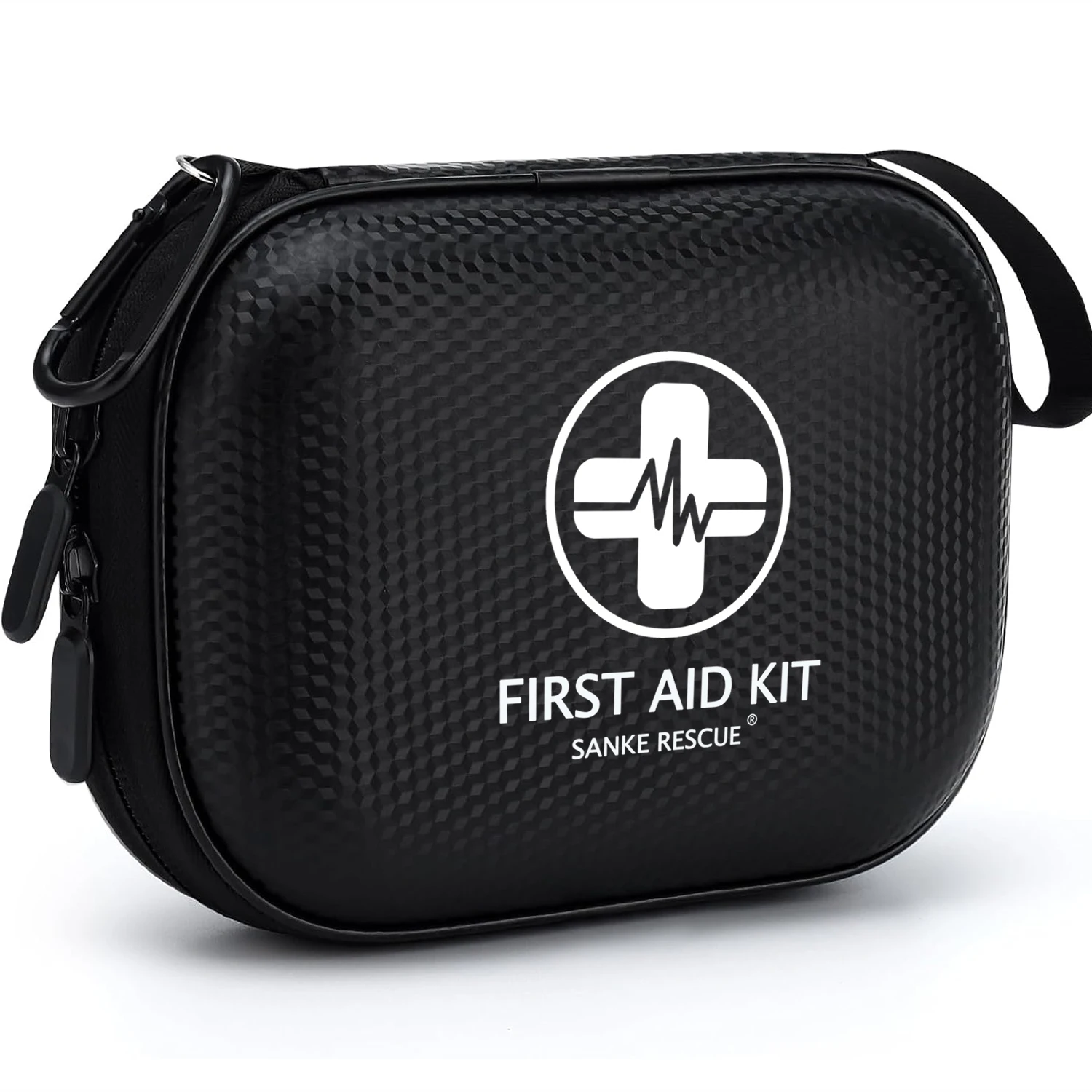 150 Piece Mini First Aid Kit Small Waterproof Hard Shell Medical Kit for Home Car Travel Camping Truck Hiking Sports Office