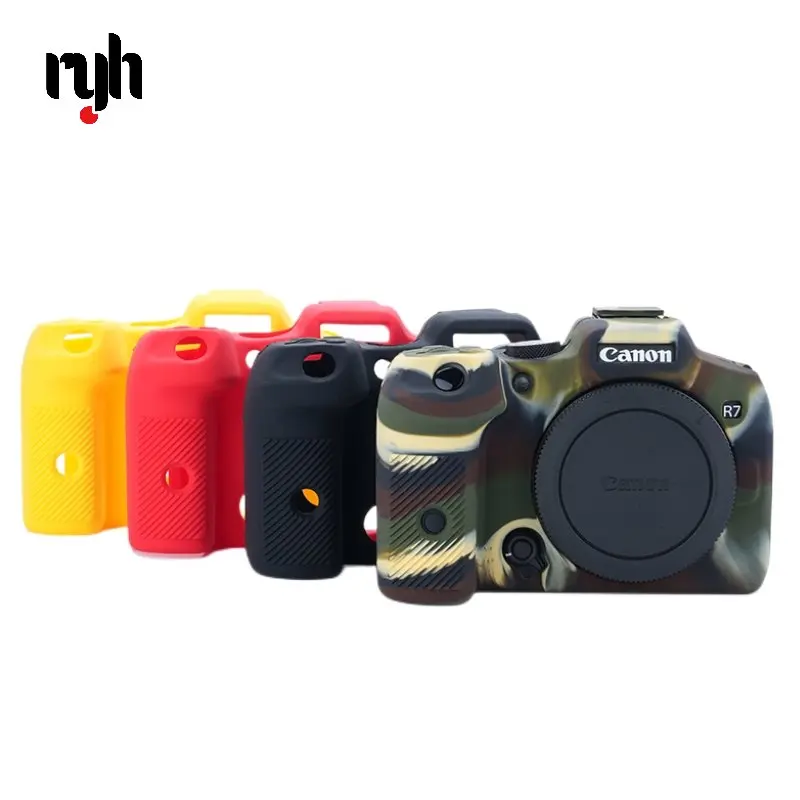 

R7 Silicone Armor Skin Camera Case Body Cover Protector for Canon EOS R7 Digital Camera