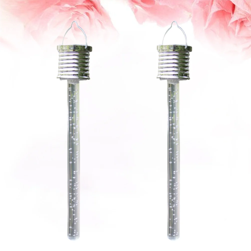 

2Pcs Solar LED Acrylic Hanging Lights Waterproof Outdoor Garden Lamp Solar Powered Chandelier Energy Saving Yard Decor