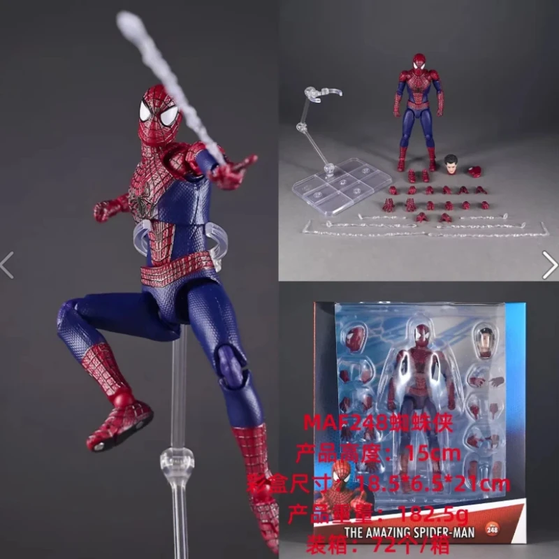 

Горячее в наличии Maf248, удивительный Человек-Паук 2, Питер Паркер, фигурки, модель, статуя, подвижная кукла, модель, орнамент, подарки