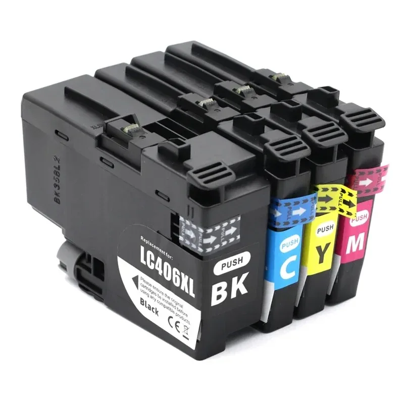 LC406XL 406XL Compatible Ink cartridge for Brother MFC-J4335DW J4345DW J4535DW J5855DW J5955DW J6555DW J6955DW Color Printer