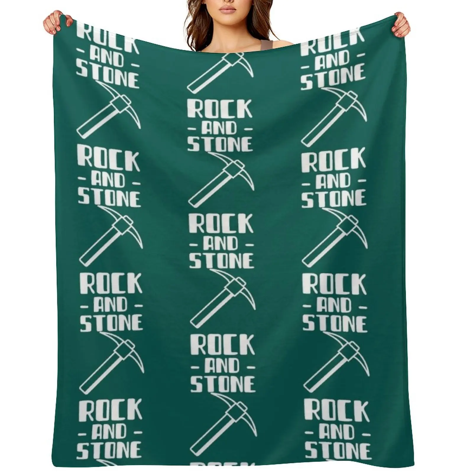 

rock and stone Throw Blanket Large Loose Kid'S Luxury Thicken Blankets