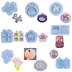 Resin Casting Shaker Mold,Epoxy Quicksand Silicone Mold,Resin Shaker Mold for Pendant Jewelry Keychain Decoration Making